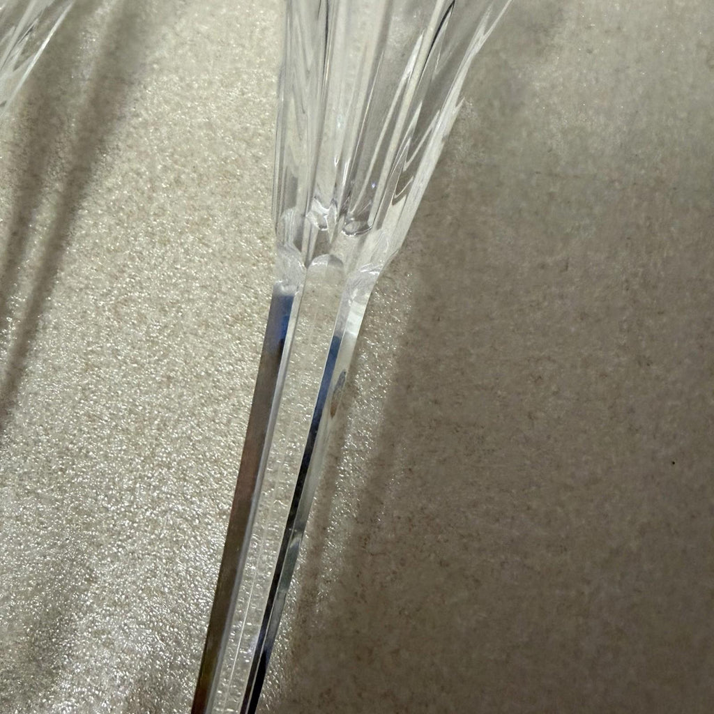 Waterford Millennium “Love” - Toasting Fluted Champagne Glasses 9 1/4”, Set of 2