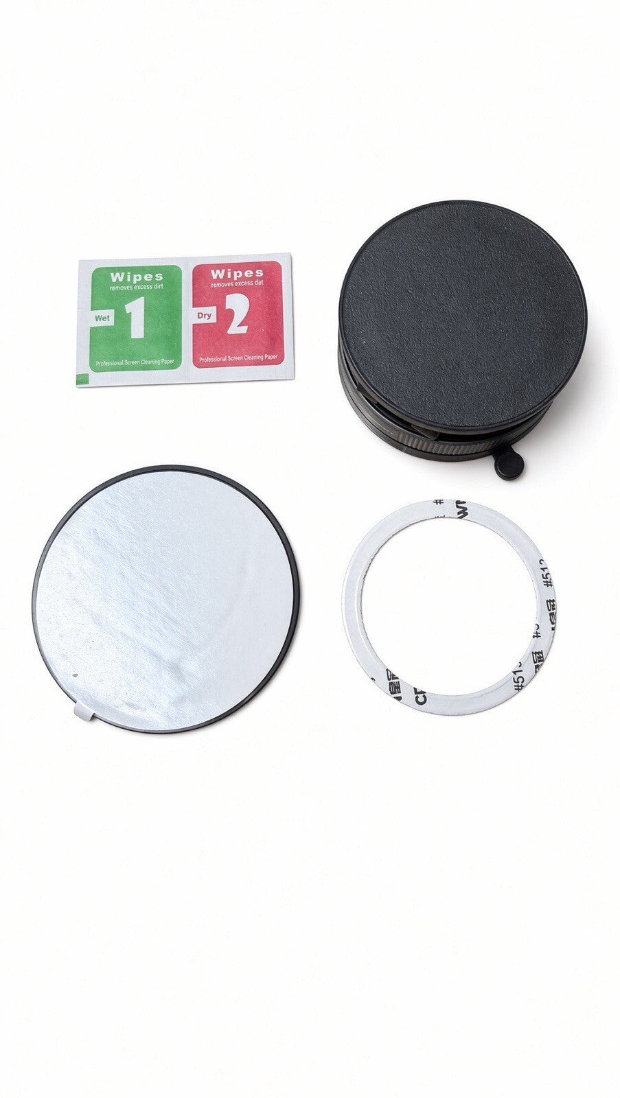 360° Adjustable Magnetic Vacuum Suction Cup Car Phone Holder Mount for MagSafe