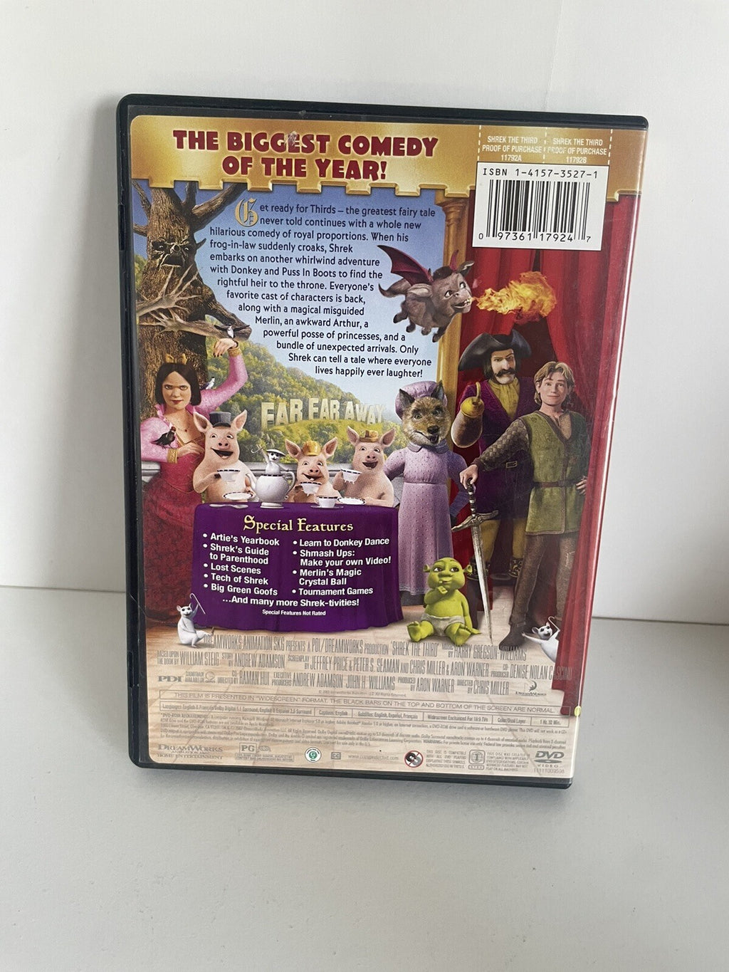 Shrek the Third (DVD, 2007, Widescreen Version - Checkpoint) - 595