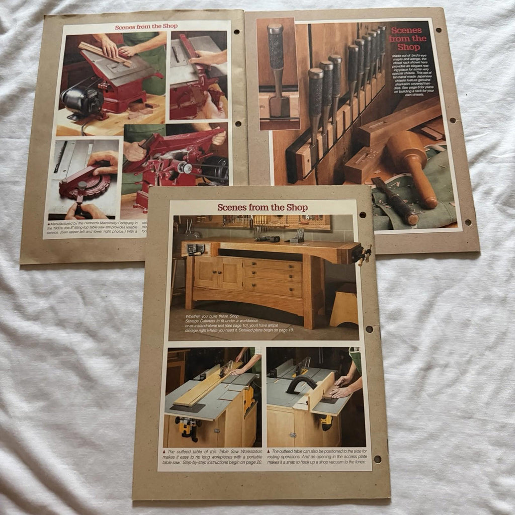 ShopNotes Magazines Vol. 9 & 11 (Issues 54, 63, 66) – Vintage Shop Projects
