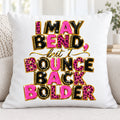 Bounce Back Bolder Leopard DTF Transfer 10 Inch Ready to Press Pack of 4