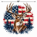 4pcs 10" Patriotic Deer Flag DTF PNG Hunting Iron On Transfer
