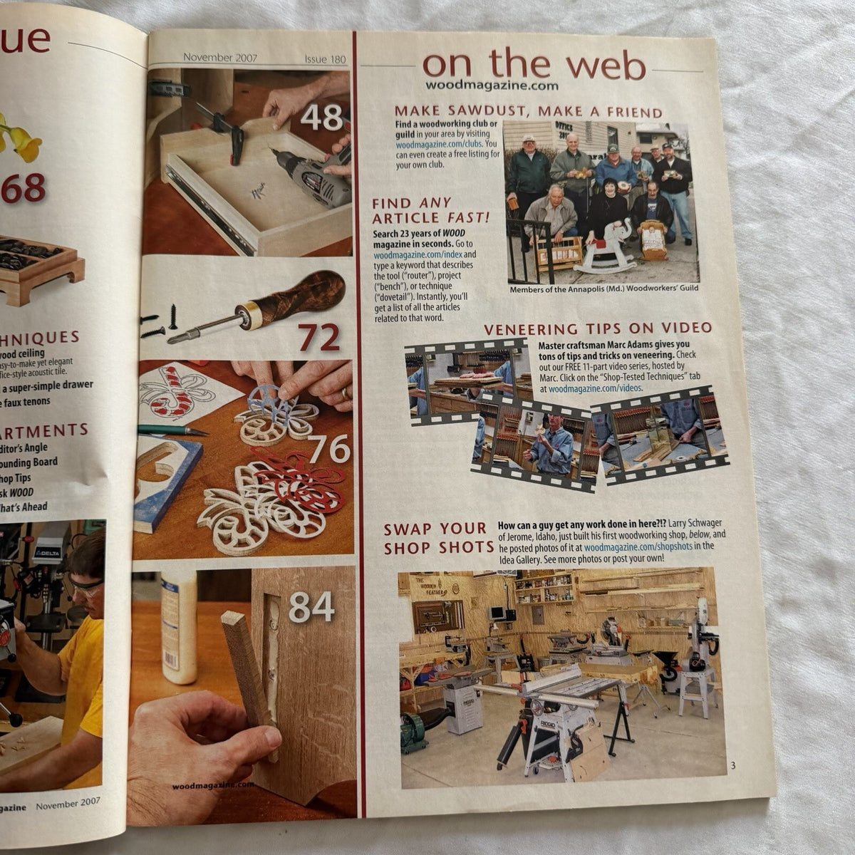 WOOD Magazine November 2007 - Mission Bookcase Project!