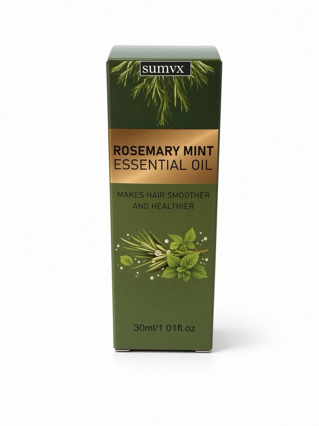 Sumvx Rosemary Mint Essential Hair Oil 30ml 1.01oz Moisturizing Smoothing New