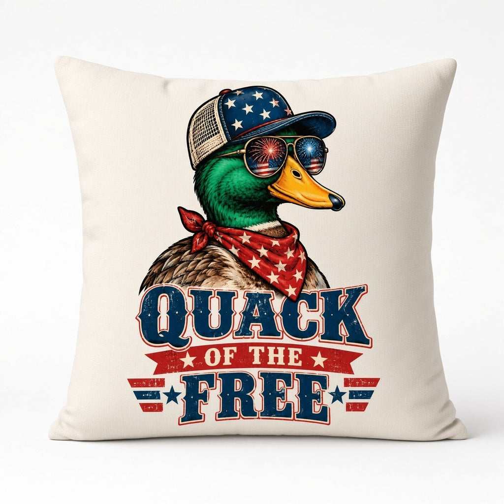 4Pcs Patriotic Duck DTF Transfers 10" Quack of the Free Heat Press Design