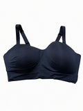 New Truekind Wireless Shaping Bra 2XL Black Seamless Supportive Comfort Bra
