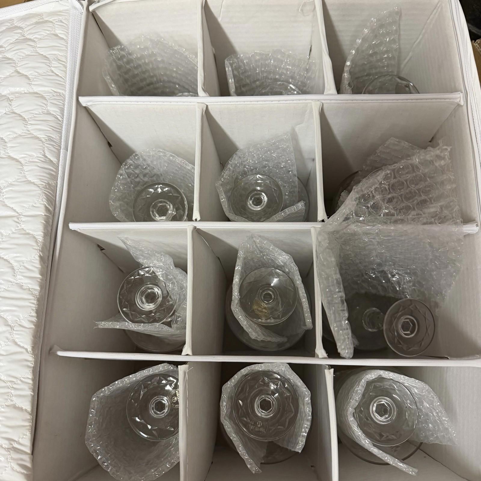 Exquisite Set of 12 Rogaska Gallia Crystal Cordials - 5” Stem Shot Glasses 2oz