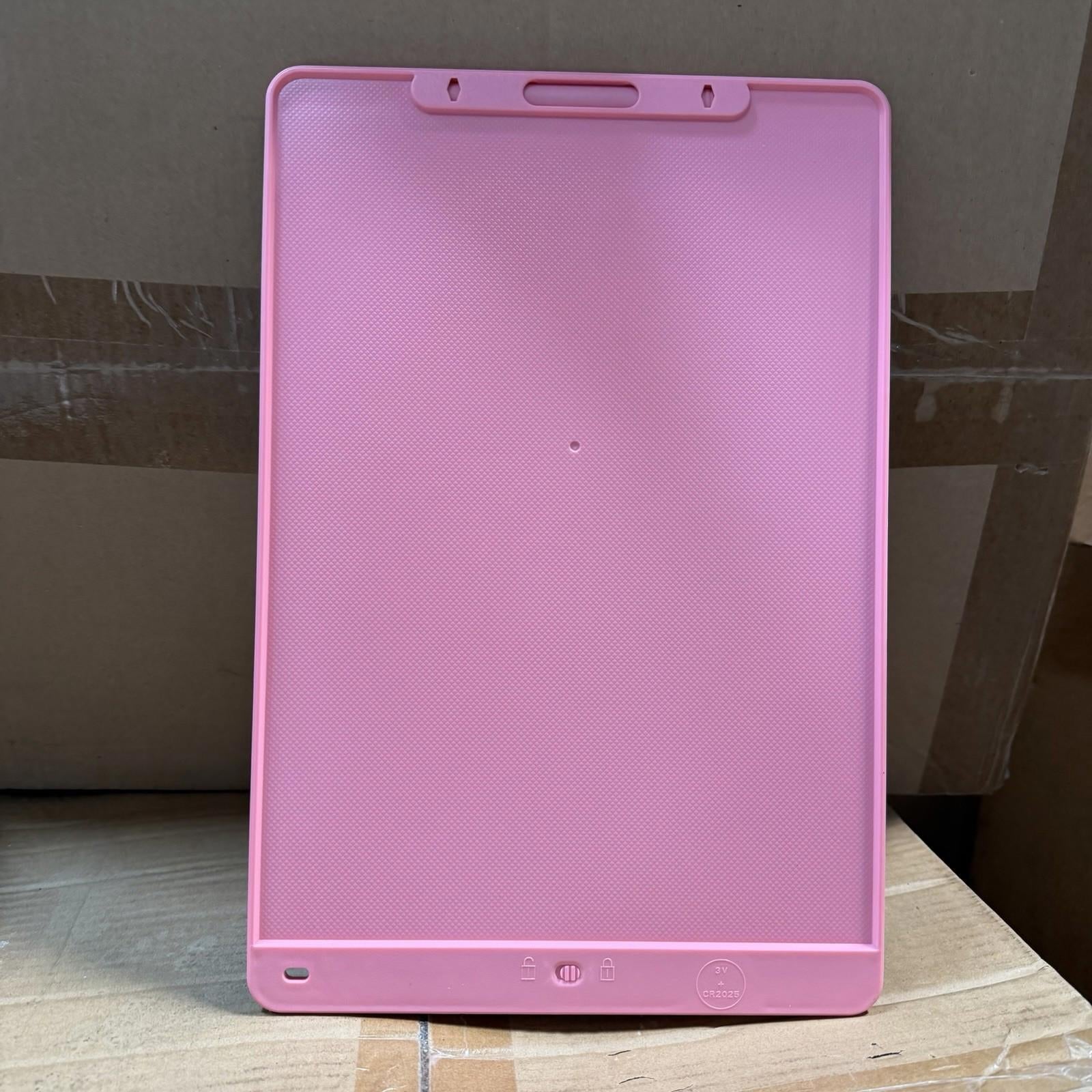 16” Pink LCD Writing Tablet for Kids - Reusable Doodle Board
