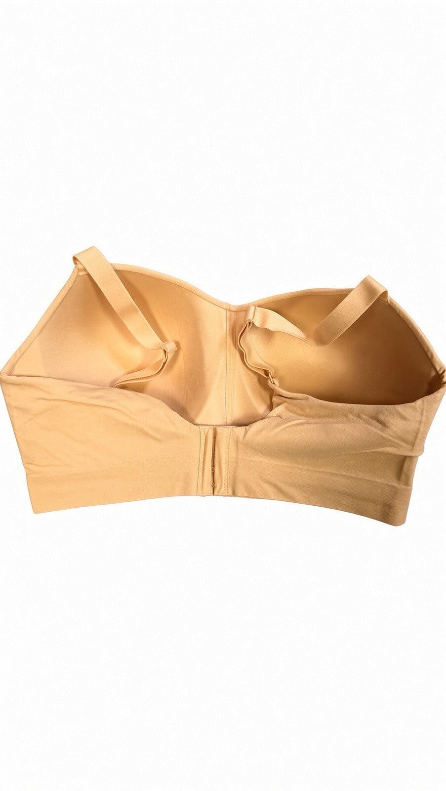 Truekind Supportive Comfort Wireless Shaping Bra 2XL Nude Beige + Extender NWT