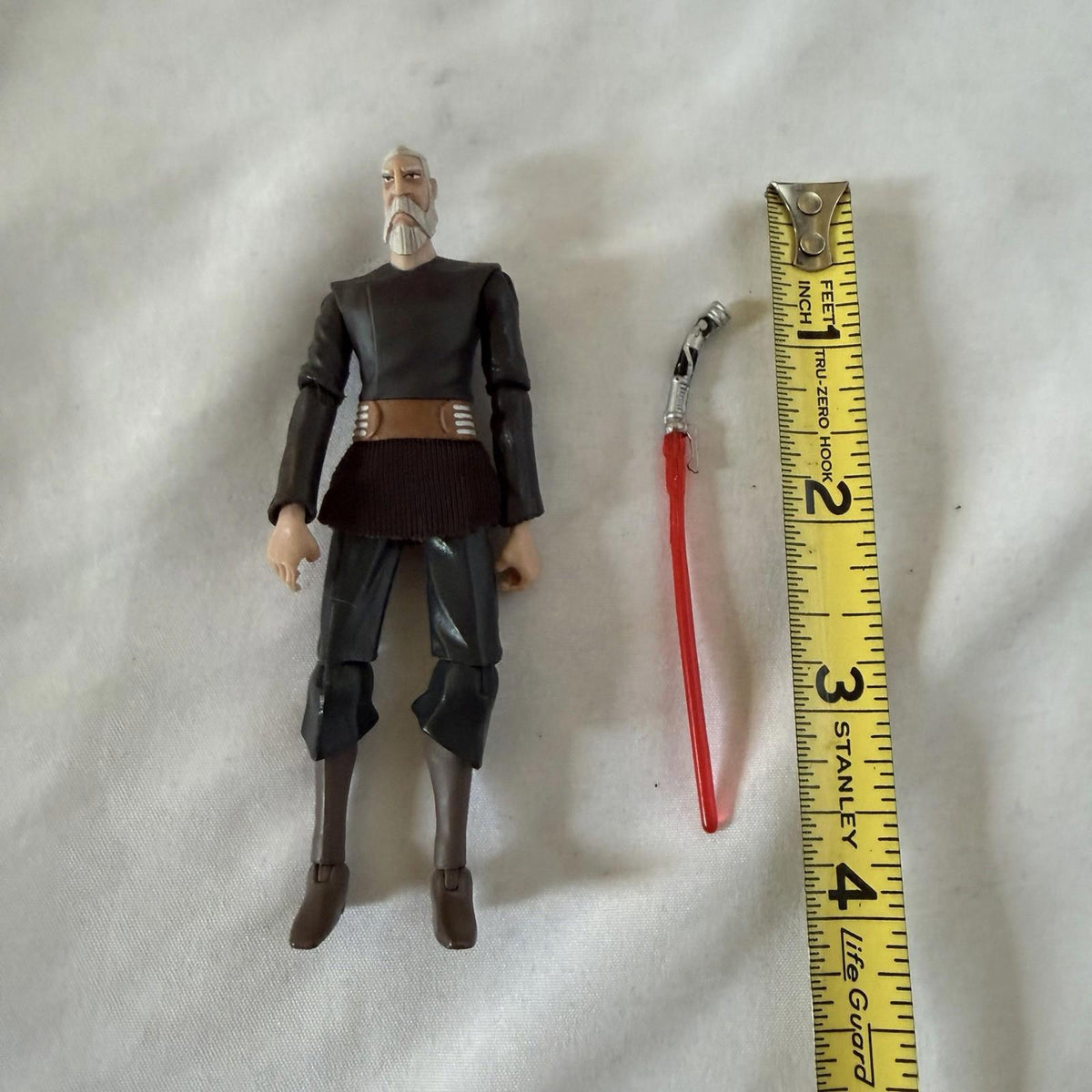 Star Wars The Clone Wars Count Dooku 2009 Hasbro 3.75” Loose w/ Lightsaber