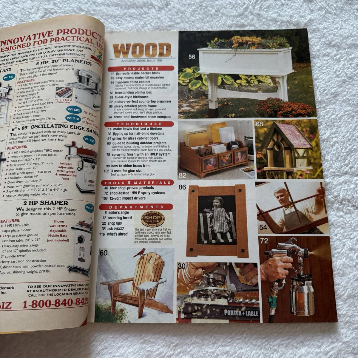 WOOD Magazine #169 Apr/May 2006: Heirloom China Cabinet Project