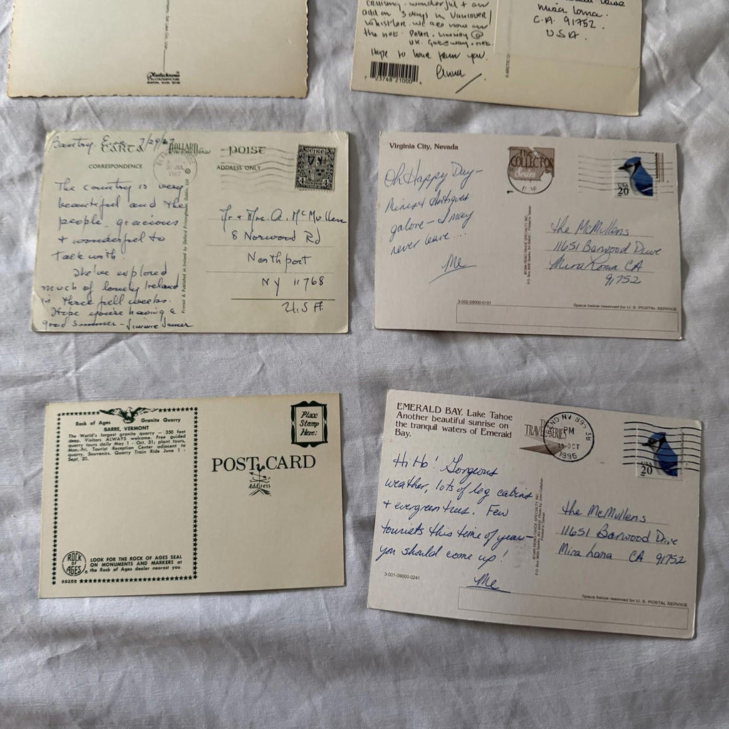 Vintage Postcards Collection - US Travel, Europe Castles, Lakes & Nature
