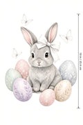 4pcs 10in Easter Bunny Eggs Butterflies DTF Transfer