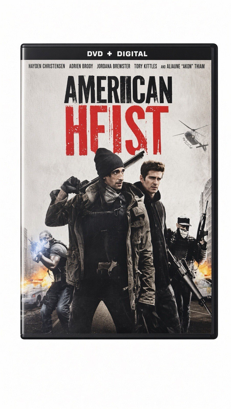 American Heist DVD Hayden Christensen Adrien Brody 2014 Action Crime Movi