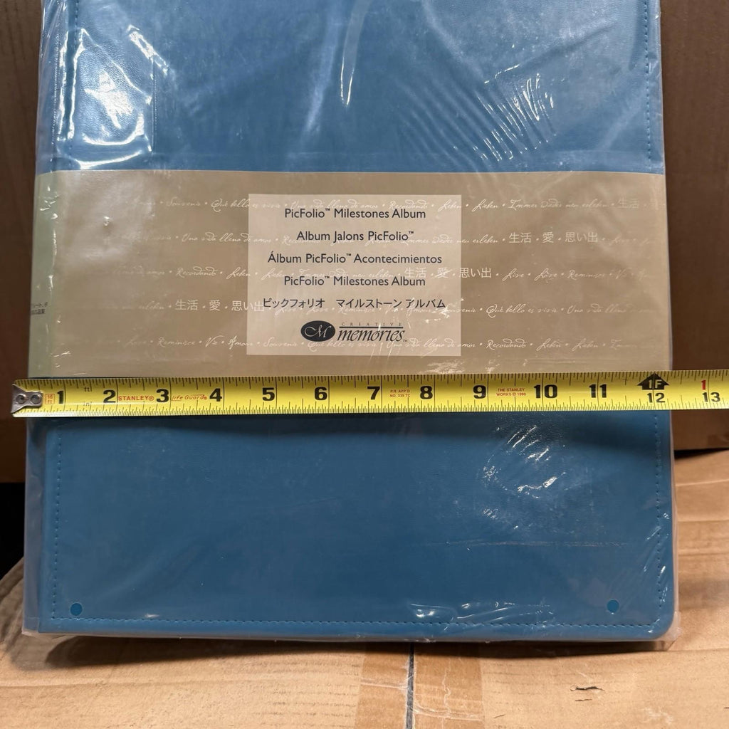 Creative Memories PicFolio Milestones Album Blue - Holds up to 160 Photos