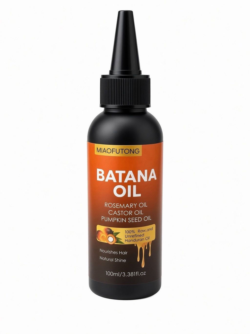 3PC Batana Oil Hair Care Set Raw Batana Rosemary Castor Pumpkin Seed Scalp Oil