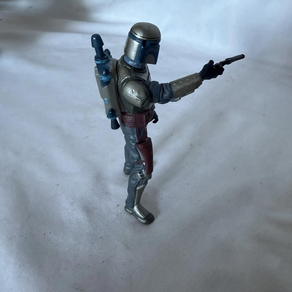 Star Wars Jango Fett 2002 Hasbro 3.75” Action Figure w Jetpack Blaster