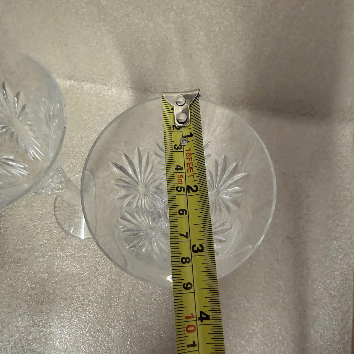 Pair of Waterford Crystal Millennium Collection “Health” Champagne Flutes 9 1/4”