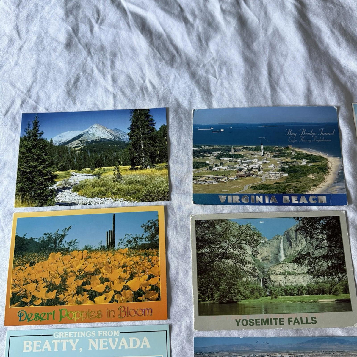 Vintage Postcard Collection - US Travel Scenes, Ghost Towns & Nature