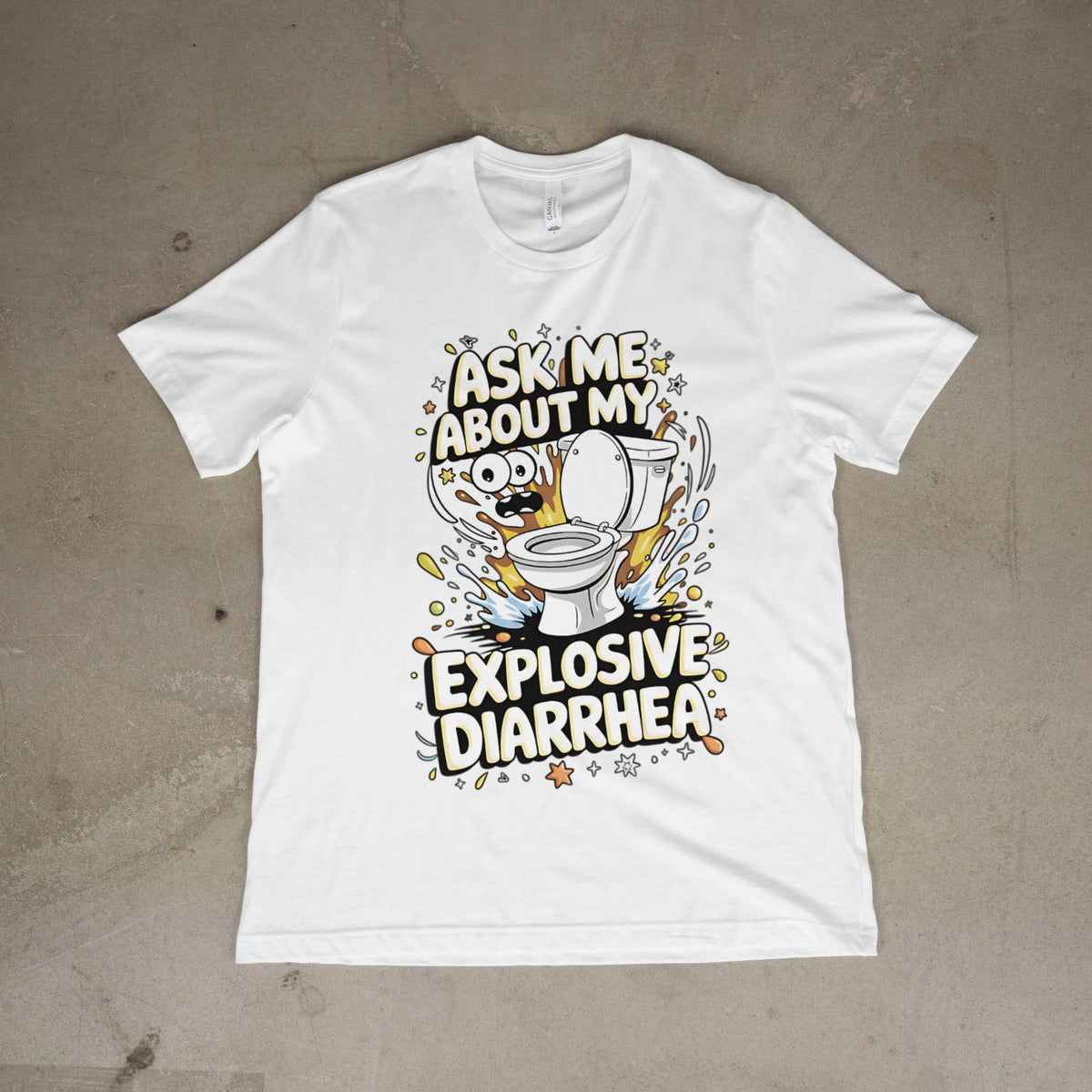 Ask Me About My Funny Bathroom Humor Graphic Unisex T-Shirt