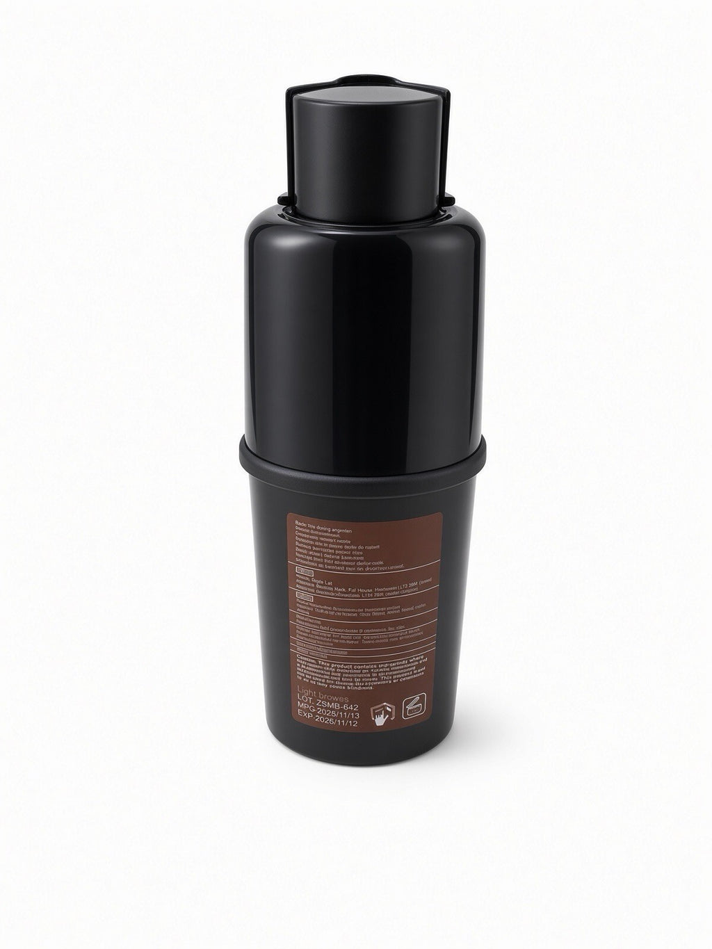 SUMVX Hair Dye Shampoo Light Brown 01 3-in-1 Instant Hair Color 100ml Pump