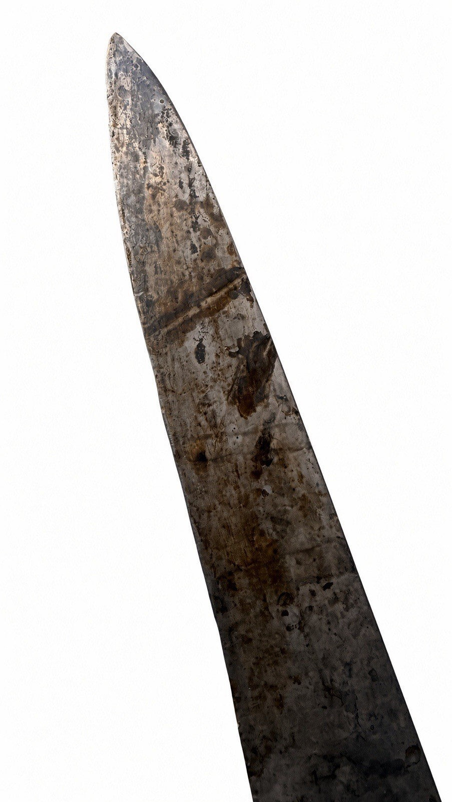 Vintage Dexter 45A10H 10" Carbon Steel Chef Knife Wood Handle Full Tang USA
