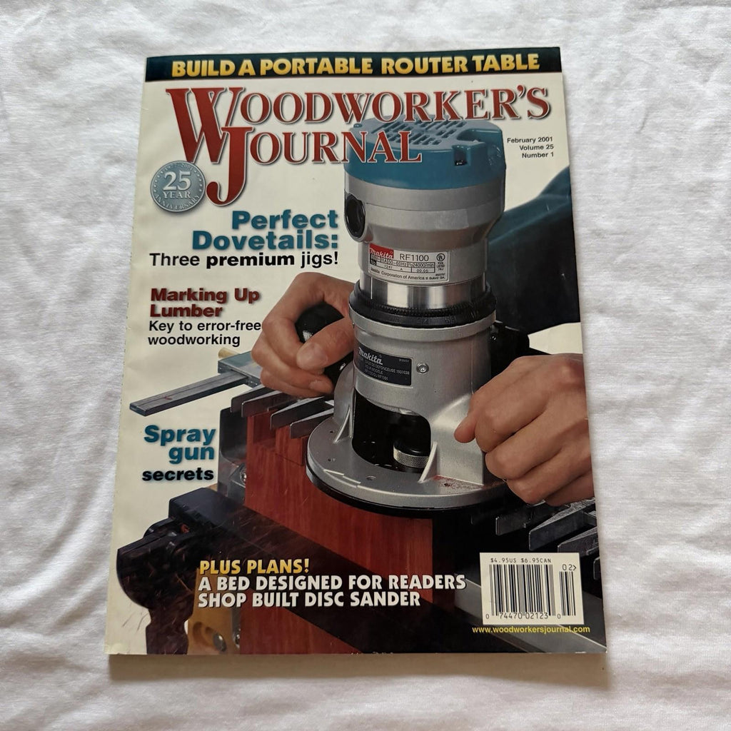 Woodworker’s Journal Feb 2001 (Vol 25 #1) – 25th Anniversary Issue
