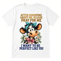 After Gossiping Pray For Me DTF Transfer 10" Pk4 Cow Perfect Like You Heat Press