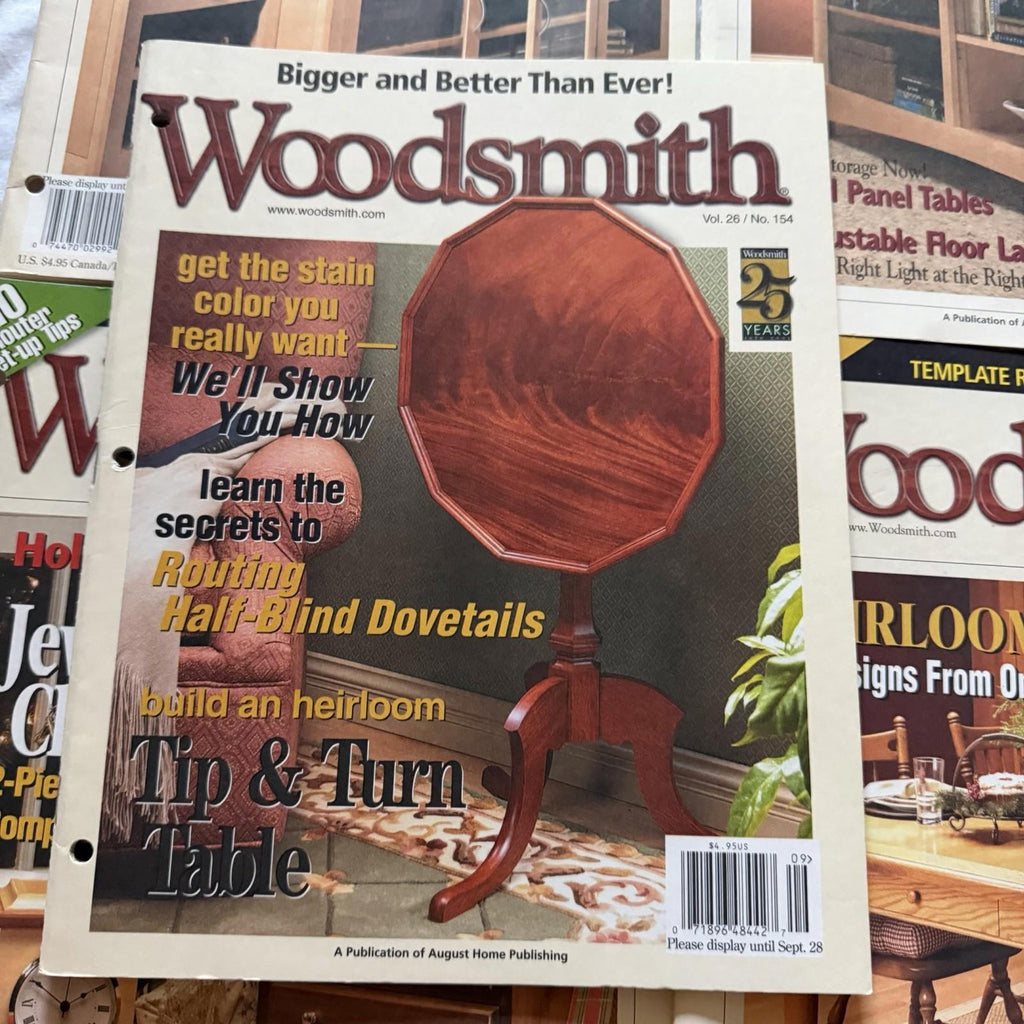 Woodsmith Magazines Vol 23–27 (Issues 136,140,144,150,154,157) – Vintage