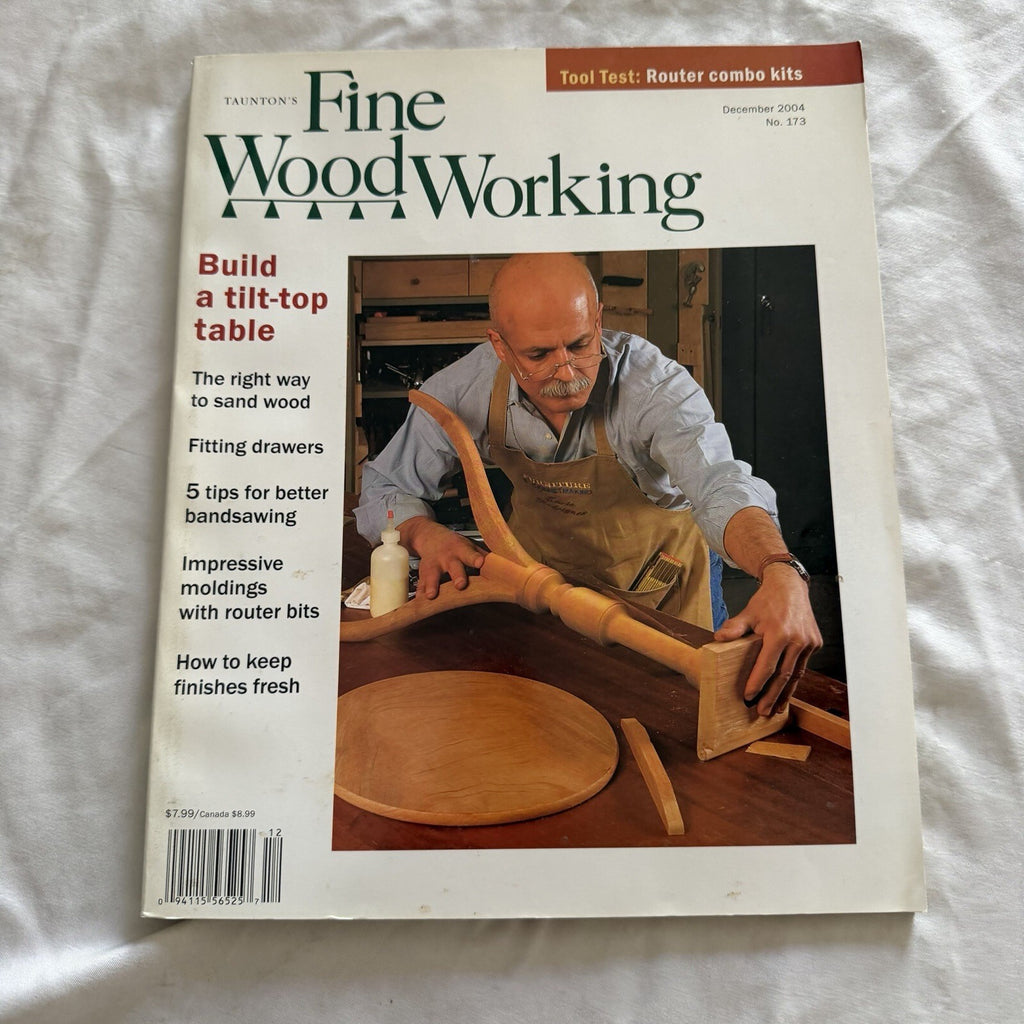 Fine Woodworking December 2004 - Build a Tilt-Top Table!