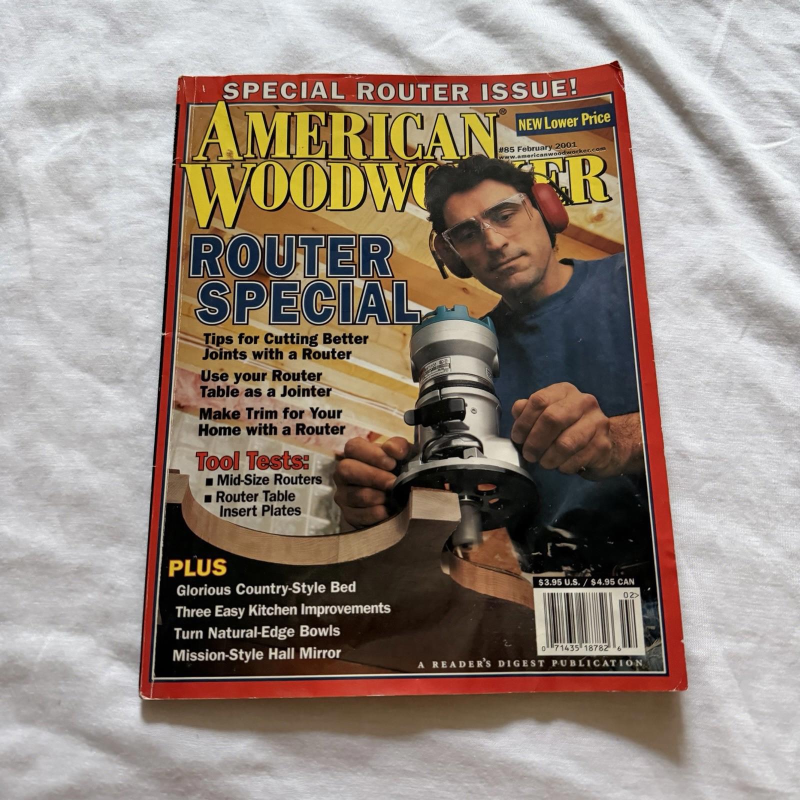 Vintage American Woodworker Magazine – Issue #85, Feb 2001