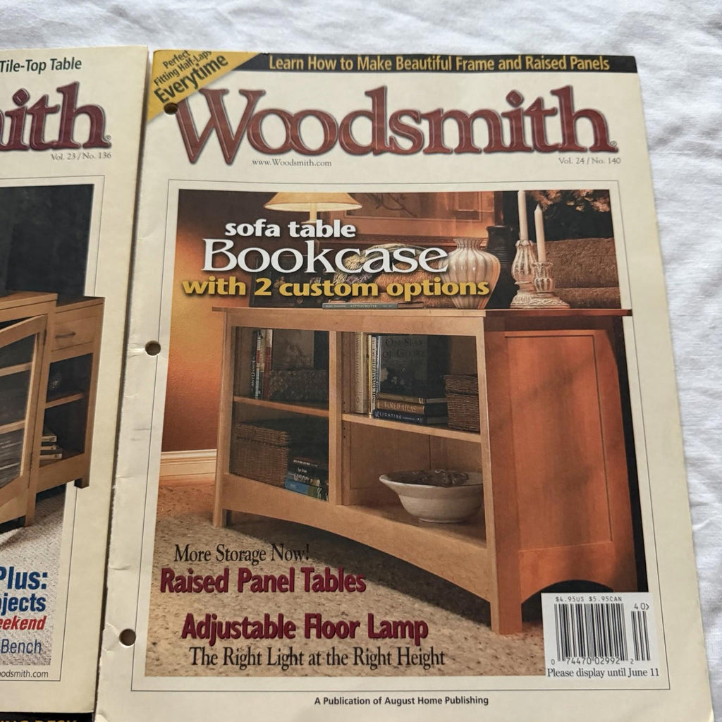 Woodsmith Magazines Vol 23–27 (Issues 136,140,144,150,154,157) – Vintage