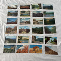 Vintage Scenic Postcards Lot - National Parks, Mountains, Lakes, Covered Bridges
