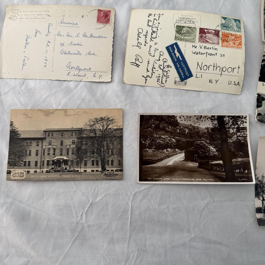 Vintage Postcards Lot 20 - Notre Dame Paris, Arc de Triomphe, Europe Travel