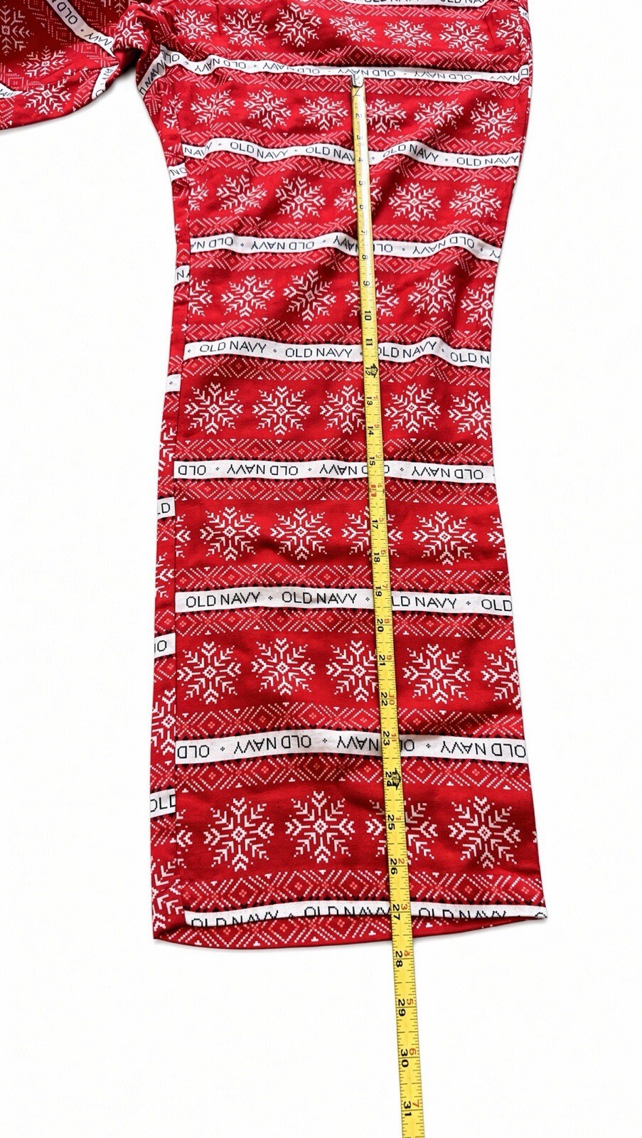 Old Navy Women’s XL Red Snowflake Fair Isle Christmas Pajama Pants Holiday NWT
