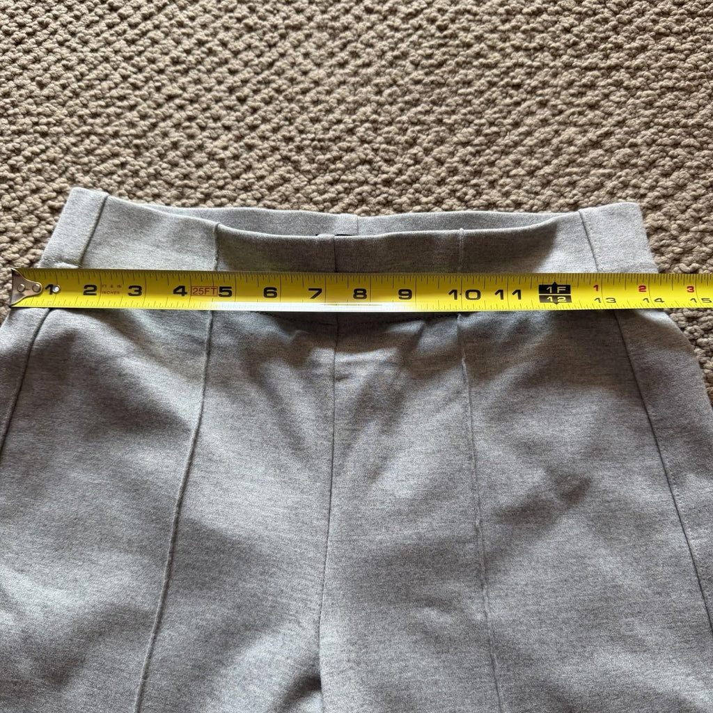 Jones New York Gray Wide Leg Pull-On Pants Size S Stretch Knit