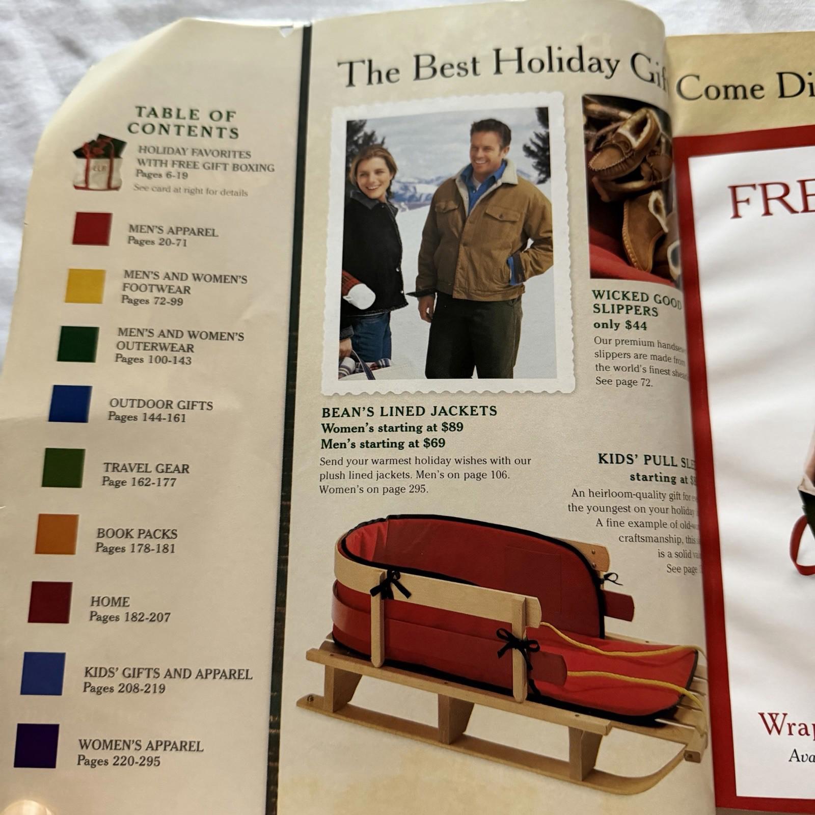 L.L.Bean Christmas 2004 Catalog – Vintage Holiday Wishbook Cover & Contents