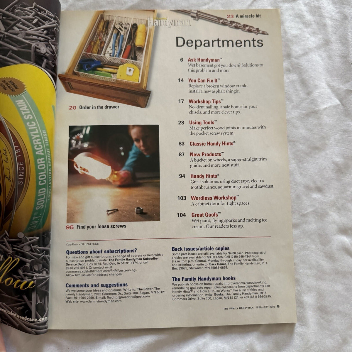 The Family Handyman February 2003 - Triple Your Bathroom Storage!
