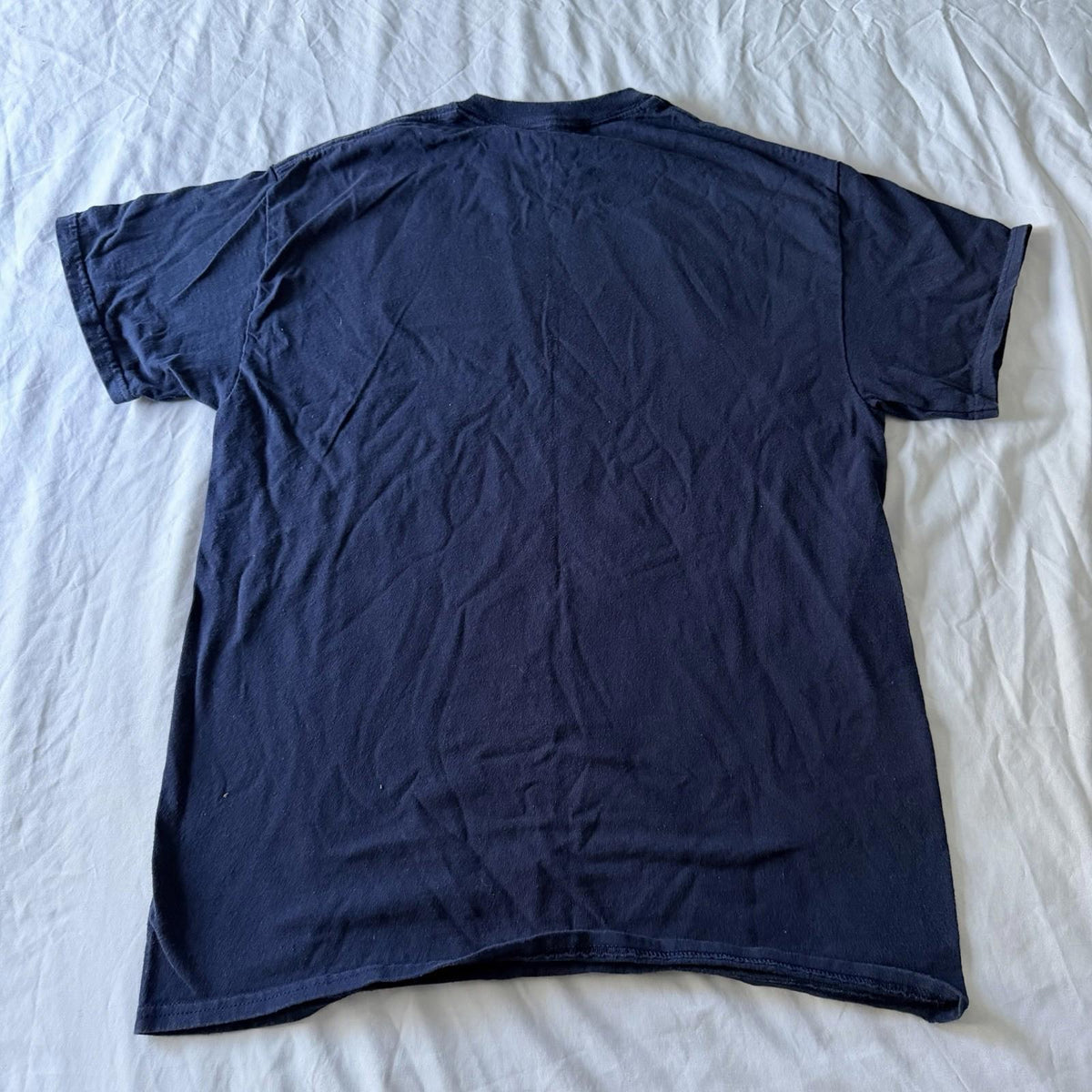 Vintage Retrofit NASA Embroidered Patch Navy T-Shirt Size M 90s Retro