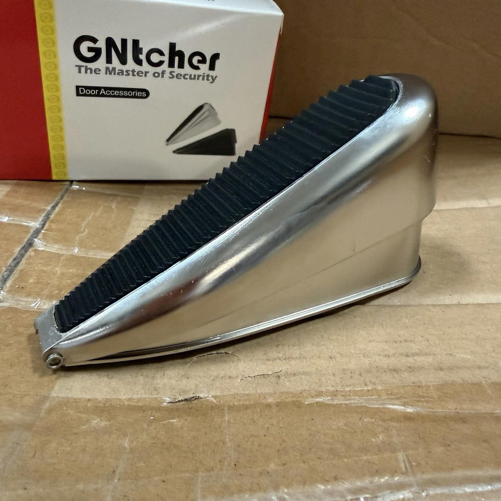 GNTcher Door Stop Wedge 2 Pack Heavy Duty Aluminum Security Door Stopper