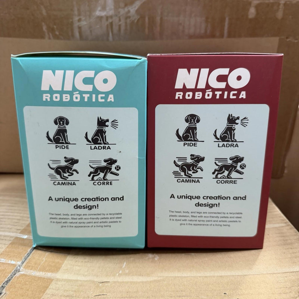 Nico Robótica Interactive Robotic Puppy Plush Toy 2 Colors White & Brown CY001