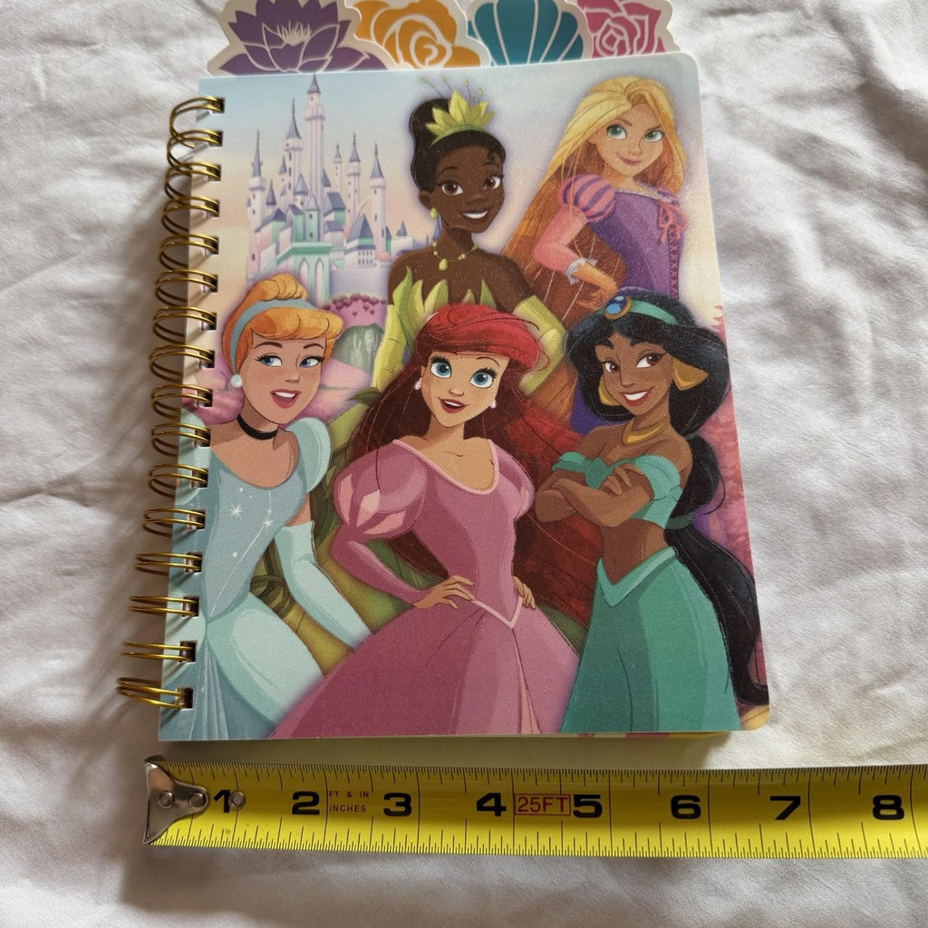 Disney Princess Spiral Journal Notebook 96 Sheets Tiana Rapunzel Ariel