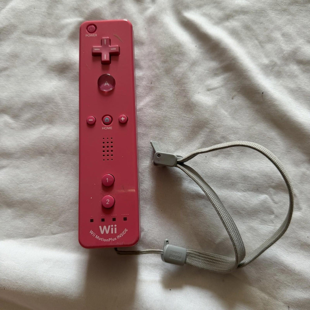 Pink Wii Remote MotionPlus RVL-036 Wiimote Controller Nintendo