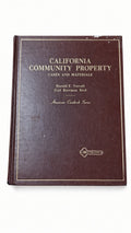 California Community Property Cases Materials Verrall Bird 4th Ed West Casebook