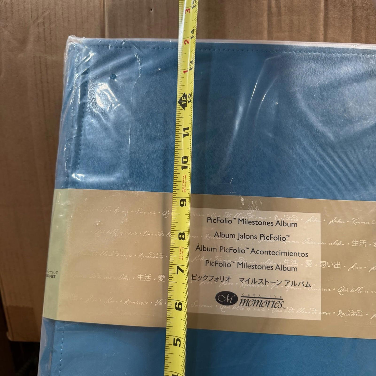 Creative Memories PicFolio Milestones Album Blue - Holds up to 160 Photos