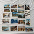 Vintage Postcards Lot - Switzerland Alps, Barcelona Spain, Naples Italy 1950s