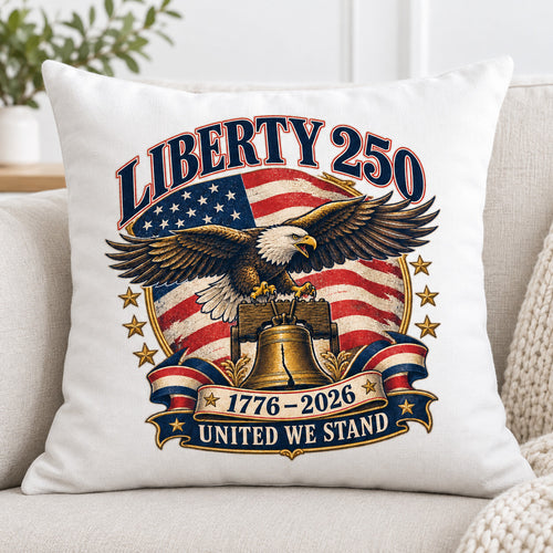 4 Pack Liberty 250 USA DTF Transfers 10 Inch Patriotic Iron On Decals