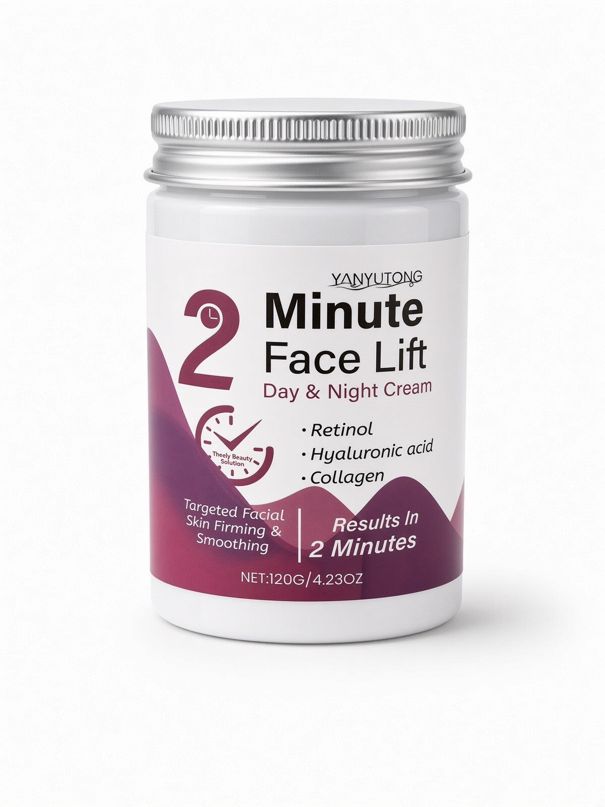 Yanyutong 2 Minute Face Lift Day & Night Cream Retinol Hyaluronic Collagen 120g