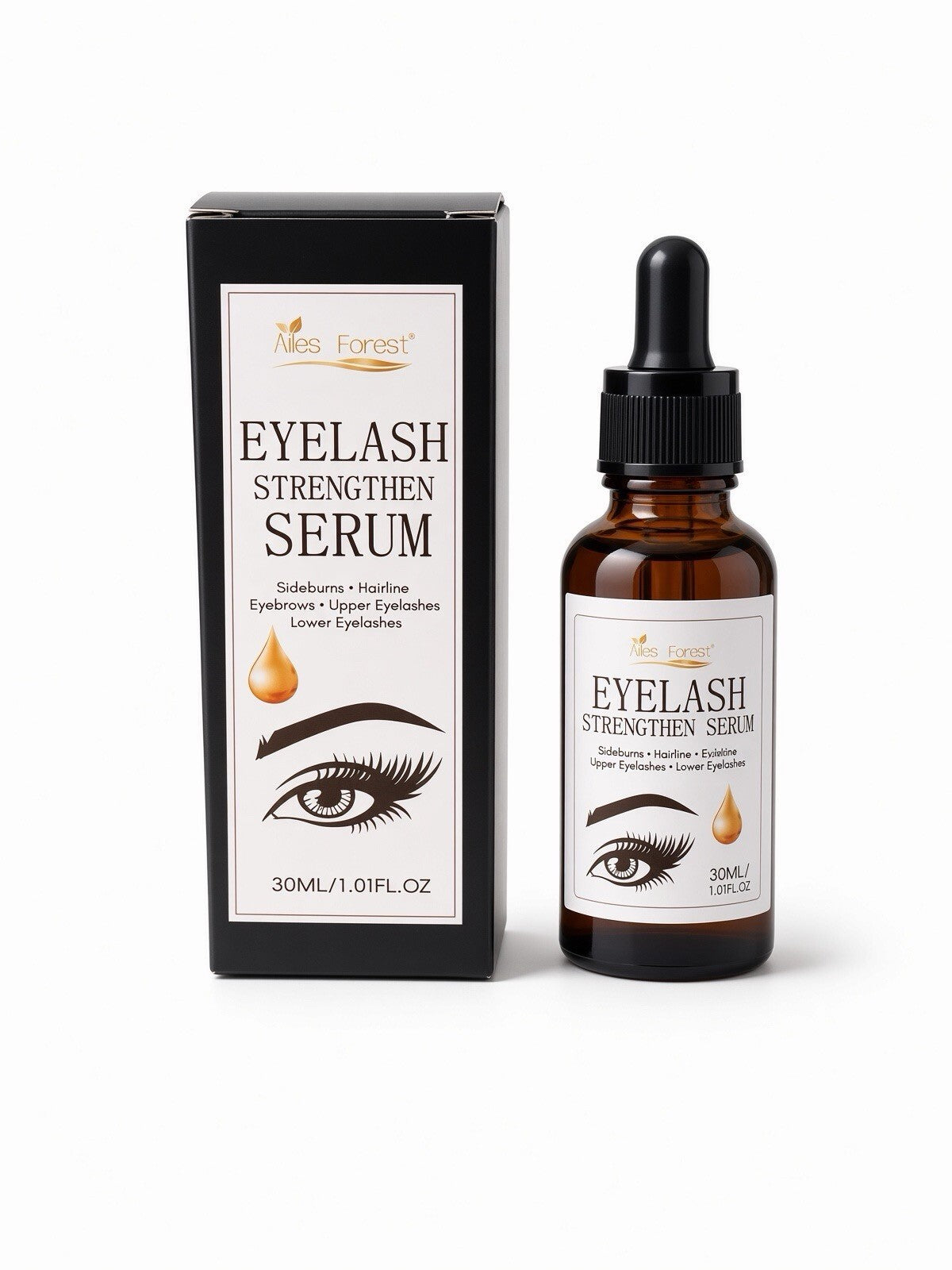 Alles Forest Eyelash Strengthen Serum 30ml Eyebrow Lash Hairline Nourishing Oil