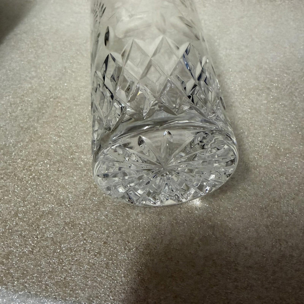 Vintage Rogaska Crystal Gallia Highball Glasses 5 3/8” Crystal Set of 2